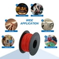 thumbnail image 5 of Uxcell 28 Gauge Silicone Wire 28AWG Electrical Wire Stranded Tinned Copper High Temp Hookup Spool 98.4ft Red, 5 of 7