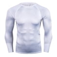 thumbnail image 1 of Guardurnaity Body para hombre Punky, corsé ventilado y cómodo, medias de algodón de manga larga para correr, escalada, leotardo elástico Whippy Camisetas Blanco, blanco> L L Guardurnaity AP013529-04, 1 of 6