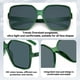 thumbnail image 4 of Gafas de Sol Cuadradas Grandes Dollger Verdes para Mujeres y Hombres, 4 of 5