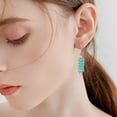 thumbnail image 6 of Vintage Bohemian Ethnic Turquoise Earrings Fashion Turquoise Drop Earrings Earrings, 6 of 8