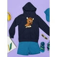thumbnail image 3 of Little Funny Elk Hoodie Juniors -Image by Shutterstock,  x-Large, 3 of 4
