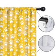 thumbnail image 4 of Blackout Kids Curtains,Yellow Dog Paw Footprint Childrens Insulated Curtains Set Of 2,Bedroom Essentials,Toddler Room Decor 42x54in(106x137cm), 4 of 4
