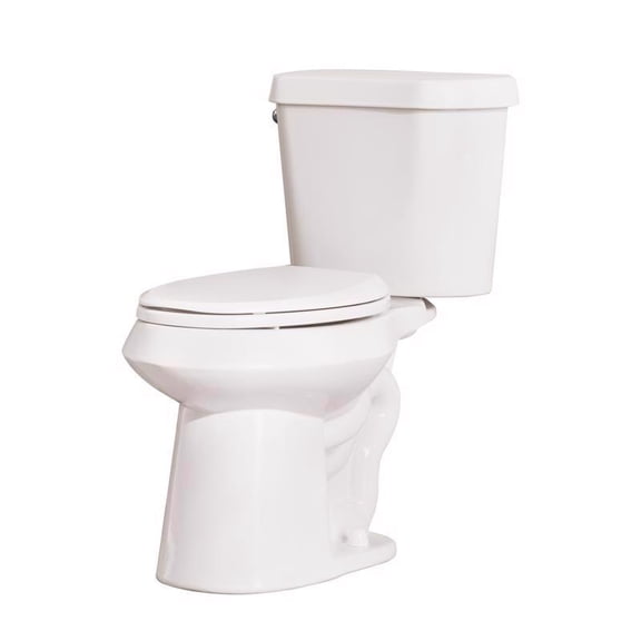 Oakbrook Collection ADA Compliant 1.28 gal White Elongated Complete Toilet Kit