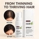 thumbnail image 1 of Suero capilar en spray para hombres y mujeres, aceite para el crecimiento del cabello y la barba, suave y seco, 60 ml., 1 of 6