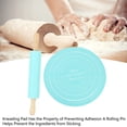 thumbnail image 4 of Rolling Pin Pastry Baking Mat, Non Stick Safe and Sanitary Pot Rolling Pin Strong Practicality Rolling Pin Kneading Pad for Kitchen Restaurant School Use, 4 of 8