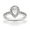 Harry Chad Enterprises 775 2 CT Diamonds Royal Engagement Pear Ring
