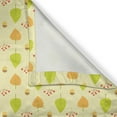 thumbnail image 4 of Ambesonne Autumn Valance Pack of 2, Leaves and Acorns Pattern, 42"X12", Cream Apricot and Lime Green, 4 of 5