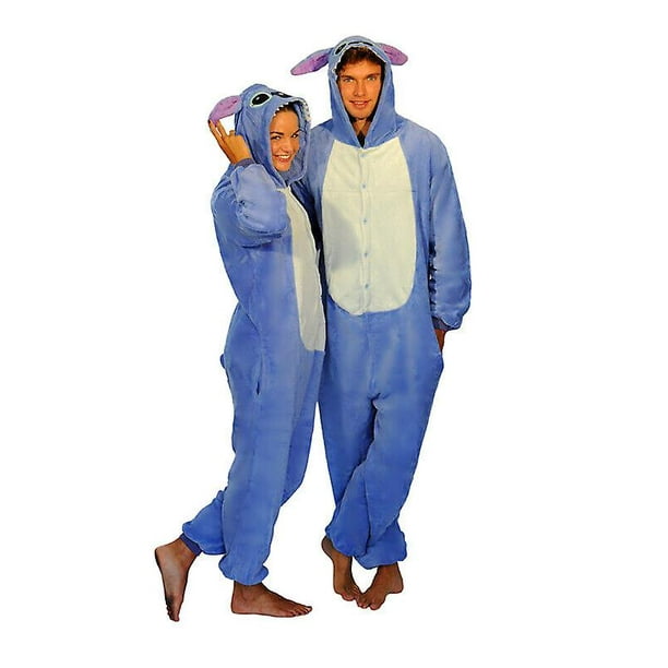 Stitch Blue Pink Unisex Onesiee Kigurumi Fancy Dress Costume