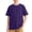 Purple, variant on Piuwrlz Blue Short Shirts Sleeve Teen Boys Plain T-Shirts Crew Neck Pullover T Shirts Blue Size 8-9Years