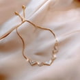 thumbnail image 4 of Pulsera con incrustaciones de cobre micro, joyería femenina, diseño de corazones, pulsera de oro para mujer, 4 of 8