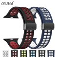 thumbnail image 2 of Correa para Apple Watch Band 42/44/45/49mm Hebilla magnética Pulsera de silicona Iwatch Series 7 3 6, 2 of 4