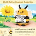 thumbnail image 4 of Handmade Crochet Bee Positive Gifts for Women -  Doll with Inspirational Messages, Perfect for Birthday, Mother's Day, Teacher Appreciation Present for Her, 4 of 5
