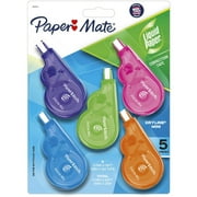 Paper Mate Liquid Paper DryLine Mini Fashion Correction Tape, 1 Line x 196in, Assorted Fashion Colors, pk Of 5, 5032315