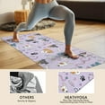 thumbnail image 4 of Dog with Medical Icons Hot Yoga Mat Towel Non Slip for Hot Yoga - Quick-Drying Yoga Mat Cover with 4 Corner Pockets with Travel Bag - Hot Yoga Towel Non Slip Grip Moisture Wicking Sweat 70"x26", 4 of 6