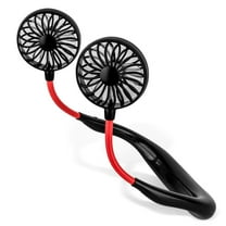 Tagital Portable Hands-free Neck Fan with 3 Speed Control and 360 Degree Rotation, Personal Cooling Fan for Camping, Traveling, Amusement Parks, Concerts, Sports and Other Outdoor, Indoor Activities