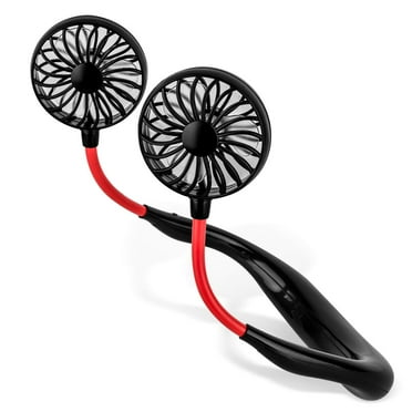 Tagital Portable Hands-free Neck Fan with 3 Speed Control and 360 Degree Rotation, Personal Cooling Fan for Camping, Traveling, Amusement Parks, Concerts, Sports and Other Outdoor, Indoor Activities