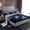 Navy Grey 03, variant on Feelyou American Sports Lover Twin Sheet Sets, Est Sleep Football Twin Fitted Sheet, Blue Grey Abstract Line Flat Sheet, Super Cozy Room Decor, 3 Pieces