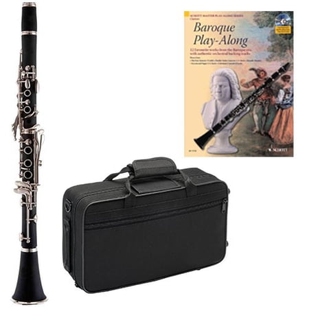 Baroque Clarinet Pack - Includes Clarinet w/Case &amp; Accessories &amp; Baroque Play Along Book