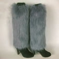 thumbnail image 6 of Zhaomeidaxi Leg Womens Furry Festival Leg Warmers,Womens Fur Leg Warmers Sexy Furry Fuzzy Leg Warmers Soft Boot Cuffs Cover5 Colors, 6 of 9