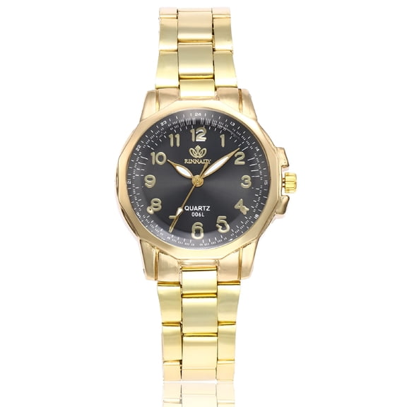 DESIGNICE Watches for Women Fashion Stainless Steel Band Analog Quartz Round Wrist Watch