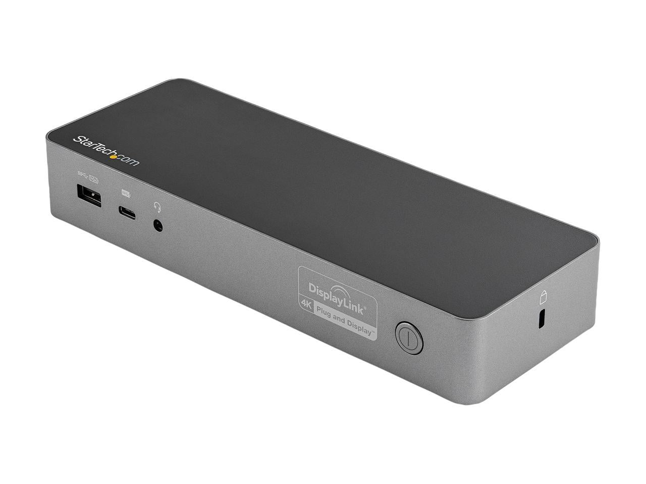 StarTech Dual Monitor Hybrid Universal Laptop Docking Station DK30C2DPEP