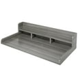 thumbnail image 2 of Roninkier Washer Dryer Countertop, Laundry Wood Shelf Topper, 54" Width x 27.5" Depth Double Layer Organizer, Gray+White, 2 of 7