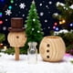 thumbnail image 5 of Difusor de aroma sin llama de muñeco de nieve de madera | Difusor de aceites esenciales de madera | Decoración navideña beige | Aromaterapia segura sin llama para la oficina y el dormitorio | Idea, 5 of 6