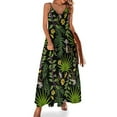 thumbnail image 1 of Nuevo vestido sin mangas con plantas nativas de Florida, vestido morado, trajes de verano para mujer 2024, vestido de mujer verano 2024, 1 of 7