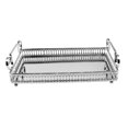 thumbnail image 1 of pitrice Decorative Mirror Tray Nonslip Feet Snacks Serving Tray for Fruits Cosmetics L, 1 of 9