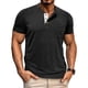thumbnail image 1 of Tops para hombre, blusas y camisas de manga corta y cuello redondo para hombre, color liso, cálidos y ajustados, cuello semialto, manga larga, base deportiva y fitness, top de poliéster para hombre., 1 of 5