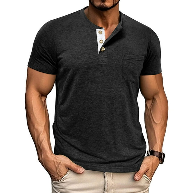 Haut de Base Thermique à Manches Longues Ajusté Uni pour Homme pour Temps Froid, Mise en Forme et Tenue Décontractée