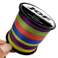 thumbnail image 1 of 100M 8 Braid Pe Braided Fly Carp Fishing Line Lure Reel Multifilament Sea Boat Rod Accessories for Trolling Big Thread Goods Multicolor 100M-0.16MM-22LB, 1 of 6