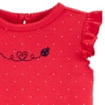 thumbnail image 4 of Body con Pantalón Child of Mine Rojo 3-6M Tela estampada, 4 of 4