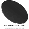 thumbnail image 3 of Aluminum Mouse Pad, Office Thin Hard Mouse Mat Leather Surface Double Side Precision Mouse Pads for Fast, 3 of 9