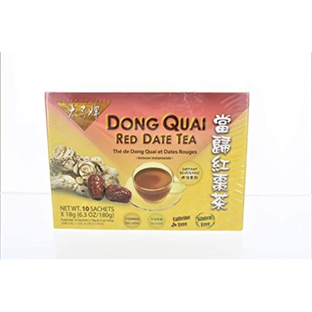 Prince Of Peace Dong Quai & Red Date Instant Tea 10 Tea Bags (Pack Of 6)