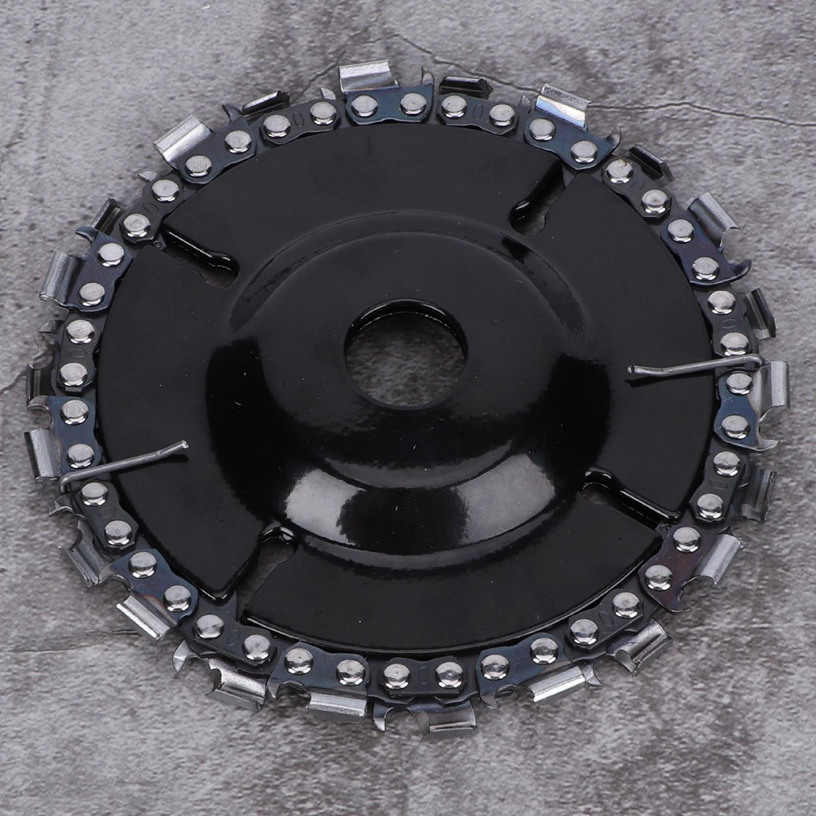 Purple Card 4?Inch Angle Grinder Chain Disc Engraving Durable Woodworking Tool Black Carbide 22?Teeth 10,000~13,000 RPM Purple Card 4?Inch Angle Grinder Chain Disc Engraving Durable Woodworking Tool Black Carbide 22?Teeth 10,000~13,000 RPM