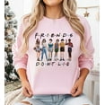 thumbnail image 2 of Retro 90s Friends Don't Lie Sweatshirt, Movie 2025 Sweatshirt - Sizes S-5XL ,MinimalTee, 2 of 6