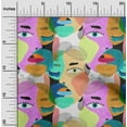 thumbnail image 2 of oneOone Cotton Flex Pink Fabric Abstracts Craft Projects Decor Fabric Printed By The Yard 40 Inch Wide, 2 of 5