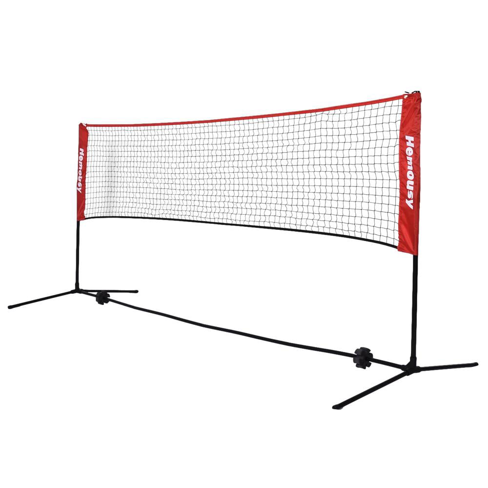 Durable Nylon Mesh Net Replacement Portable for Badminton Tennis Pickleball Volleyball Training Indoor Outdoor Yard Sports
