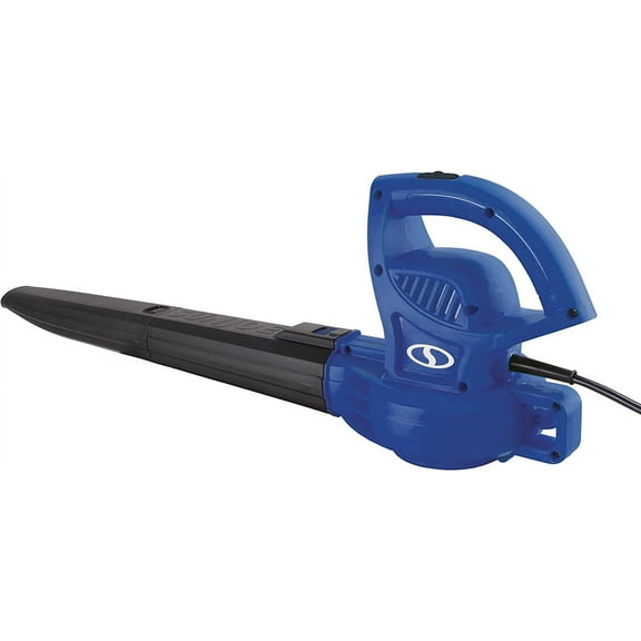 Restored Sun Joe SBJ597E | 6-Amp 155 MPH Electric Leaf Blower, Blue (Refurbished)