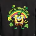 thumbnail image 3 of SpongeBob SquarePants - Happy St Patricks Day - Toddler And Youth Crewneck Fleece Sweatshirt, 3 of 6