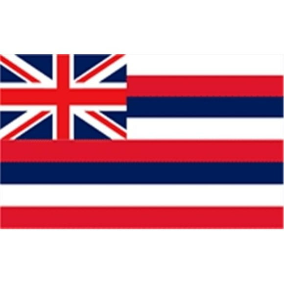 Annin Flagmakers 141280 5 ft. X 8 ft. Nyl-Glo Hawaii Flag