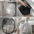 thumbnail image 6 of Clearance Sale!Collapsible Mesh Pop Up Laundry Hamper with Wide Opening and Side Pocket – Breathable, Sturdy, Foldable, and Space-Saving for Laundry Clothes and Storage, 6 of 6
