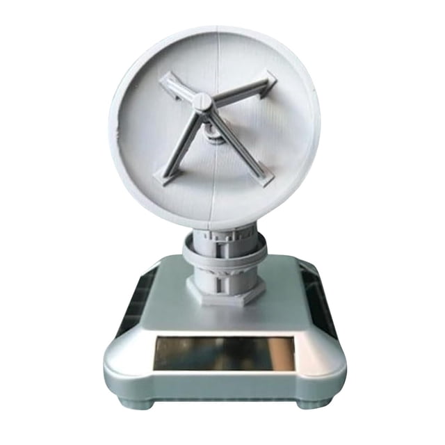 Solar Powered 3D Printed Rotating Desktop Model Artwork Automatic Motion Car Sculpture For