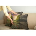 thumbnail image 2 of Ambesonne Forest Throw Pillow Cover 2 Pack, Life and Death Theme, 18", Multicolor, 2 of 7