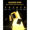 thumbnail image 2 of Carcasa SSD Sharge Disk M.2 NVMe con refrigeración activa de 10 Gbps, 2 of 9