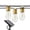 Brass, variant on Brightech Glow Solar Powered LED Outdoor String Lights 27 ft, Waterproof Shatterproof 1W Brass Accent Edison Bulbs for Patio, Porch, Backyard, 2700K Soft White