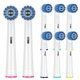 thumbnail image 1 of 8-Pack Sensitive Gum Brush Heads with Soft Bristles for Superior Yet Gentle Cleaning, 1 of 5