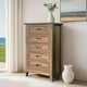thumbnail image 1 of Cajonera Estilo Granja con 5 Cajones para Dormitorio, Mueble Vintage de Madera para Almacenamiento en Sala, Dormitorio Infantil, Guardarropa o Pasillo, 1 of 7