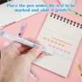 thumbnail image 4 of POINTERTECK 6 Pcs Curve Highlighter Pen Different Curved Shapes Nib Colorful Curve Highlighter Pens Creative Reusable Outline Pen Quick Dry Emphasis Marker Pens for Cards Crafts Notes, 4 of 8